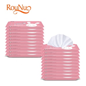 Rounuo-paquete pequeño de <span class=keywords><strong>toallitas</strong></span> húmedas con 10 piezas para el cuidado del bebé - Product Image 4