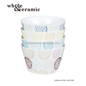 Ensemble de bols en céramique personnalisés coréens, forme de cône, pour mélanger les pâtes, les céréales, les nouilles, le riz, avec logo, cadeau, bol en émail - Product Image 2