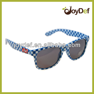 Vintage Dames Zonnebril Retro Stijl Vans Dambord Zonnebril