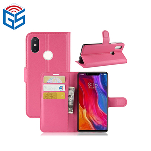Celular Accessoire PU Flip Portefeuille En Cuir Cas Pour Xiaomi <span class=keywords><strong>Mi</strong></span> 8 SE Mi8 SE - Product Image 1