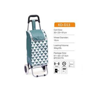 Chariot de supermarché Portable, pliable, Logo personnalisé, pour l'alimentation, chariot de supermarché, livraison gratuite - Product Image 2