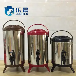 Milk Tea Barrel Milk Tea Bucket isolierte Wassereimer Kühl-und Heißgetränke fass 6 L8L10L12L Coffee Shop Zubehör