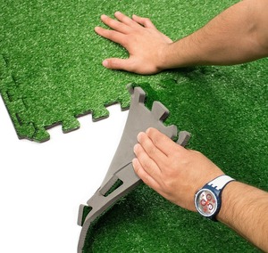 Césped <span class=keywords><strong>Artificial</strong></span> EVA, Alfombra Deportiva de Césped Sintético 60x60 - Product Image 1