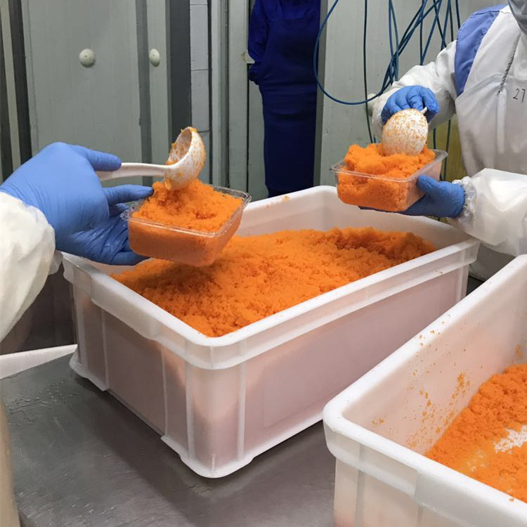 Tobiko поставщиyer высокое качество Tobiko рыбные яйца Икра летучая рыба Икра суши сашимми