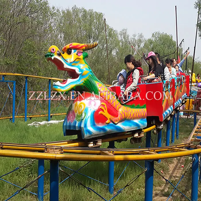 produttore di prezzi di fabbrica/kiddie ride/attrezzature per esterni a buon mercato scorrevole drago mini roller coaster ride