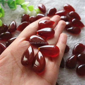 Mã Não Mặt Dây Nóng Người Bán Mã Não Màu Đỏ Lê Đá Quý Carnelian Teardrop Mặt Dây Chuyền - Product Image 5