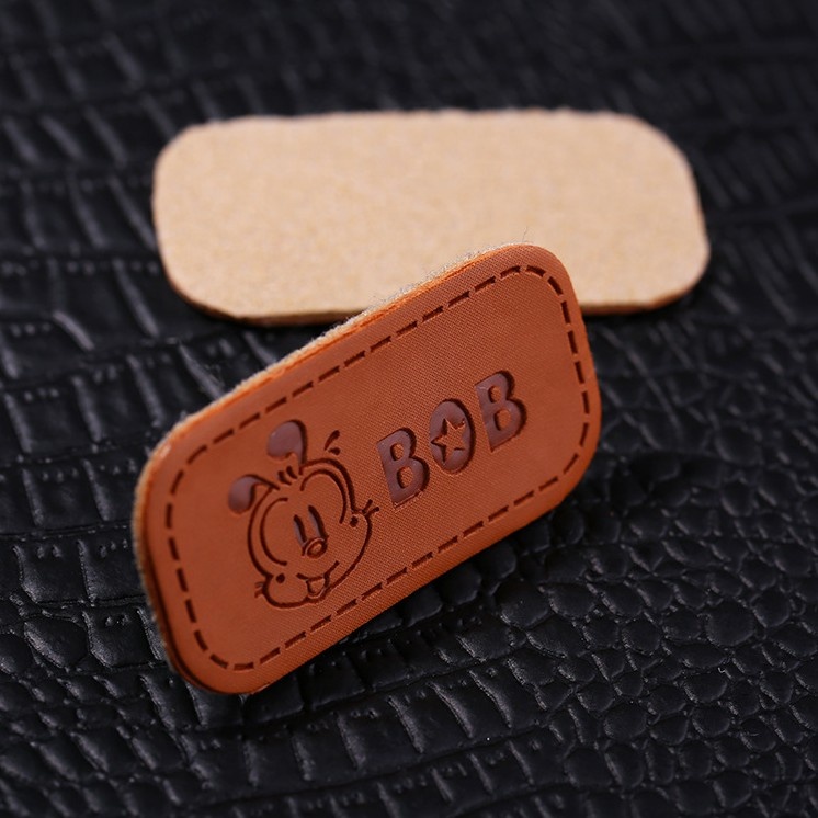 Горячее тиснение с пользовательским логотипом тисненые нашивки из натуральной кожи для джинсов и сумок, кожаные нашивки, тисненые кожаные нашивки