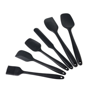 Herramientas de cocina <span class=keywords><strong>para</strong></span> hornear, accesorio de cocina <span class=keywords><strong>para</strong></span> barbacoa, espátula de silicona de fácil limpieza y juego de pinceles, 6 piezas - Product Image 4