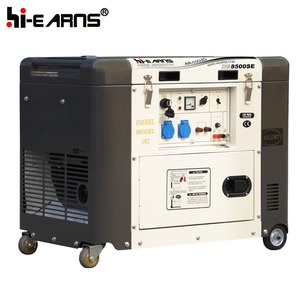 Hiarns générateur diesel de haute qualité 7KVA 8KVA silencieux 192 moteur à couvercle ouvert - Product Image 3