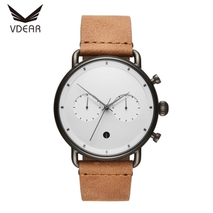 Montre chronographe mécanique à quartz minimaliste pour homme, cadran <span class=keywords><strong>soleil</strong></span> de luxe, faible MOQ, OEM - Product Image 3