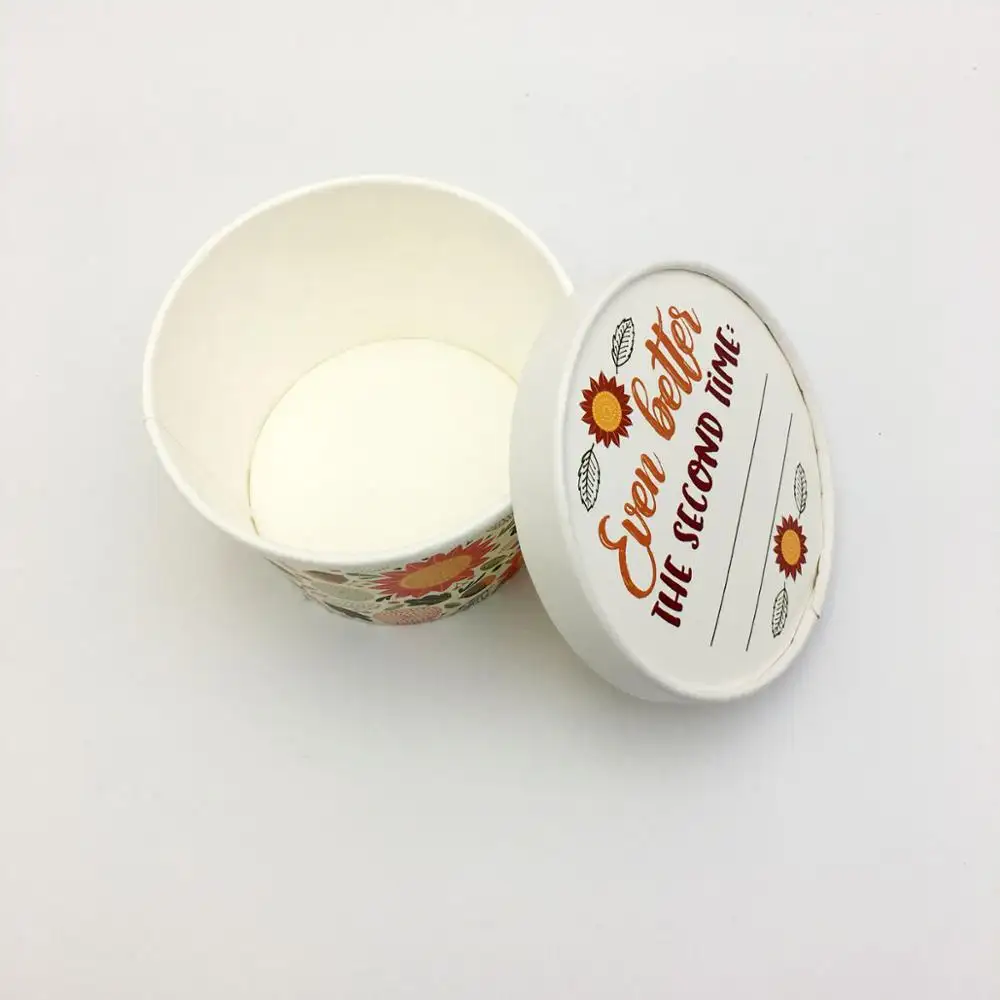 Hot Sale Factory Price Custom Frozen Yogurt Container With Lid