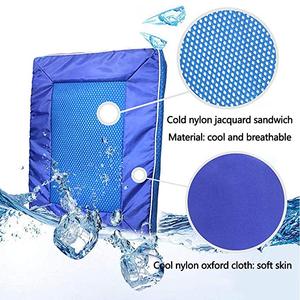 Alfombrilla de refrigeración para perros y gatos, estera de refrigeración de tela Oxford con diseño de cremallera para mascotas, perrera extraíble para cama de verano - Product Image 5