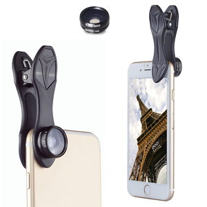 EN SOLDE! Accessoires pour téléphones mobiles Kit d'objectifs pour téléphones 5 en 1 Objectif pour appareil photo mobile grand angle/macro/fisheye/zoom/CPL pour <span class=keywords><strong>iPhone</strong></span> 15 - Product Image 2