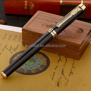 Picasso 933 Fountain Pen/(Pure Black) Clip <span class=keywords><strong>In</strong></span> <span class=keywords><strong>Oro</strong></span> <span class=keywords><strong>Penna</strong></span> <span class=keywords><strong>Stilografica</strong></span> Iridio/Inchiostro di Alta Qualità <span class=keywords><strong>Penna</strong></span> <span class=keywords><strong>Stilografica</strong></span> per Gli Studenti - Product Image 2