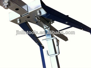 2 Cavalletti Telescopici Regolabili 80-130cm in Acciaio Pieghevole per Carpentieri e Fai-da-Te, Capacità 400kg - Product Image 4