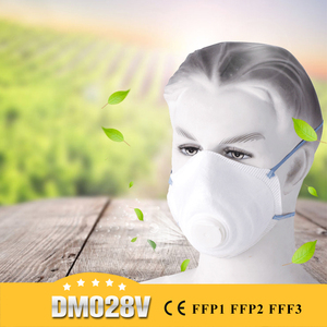 DM028 V masker debu EN149 FFP3 cetakan anti-debu dengan katup - Product Image 5