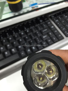 Chất lượng cao 2AA/3AAA/2D không thấm nước LED Sạc đèn pin cho lặn - Product Image 5