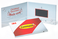 Publicité personnalisée Tft/ Lcd Pop up vidéo Invitation de mariage cadeau Carte de voeux 4.3 ''4'' 5 ''7 pouces Brochures vidéo