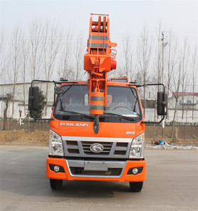 10 טון משאית מנוף משאית foton עם חמישה חלקים משושה בום טלסקופים רכובה קריין למכירה - Product Image 1