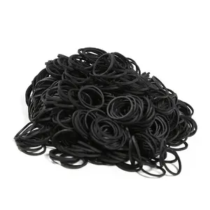 High Quality Environmentally Friendly Natural Rubber Band Black Rubber Band Diameter 0.8 Inch Rubber Band For Hair