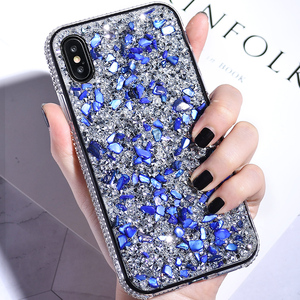 Riverstones colorido Bling de la Mujer de la contraportada del teléfono para <span class=keywords><strong>Iphone</strong></span> X XR caso para <span class=keywords><strong>Iphone</strong></span> <span class=keywords><strong>XS</strong></span> Max 6 7 8 - Product Image 2