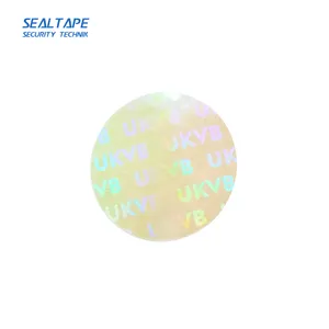 Shenzhen Leveranciers Anti-Namaak Fake Holografische Transparante Id-kaart Serienummer Hologram Stickers