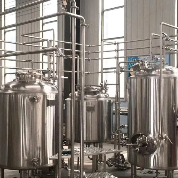 Al yapımı bira bira makinesi mikro bira 100L 200L 300L 500L bira üretimi ekipmanı