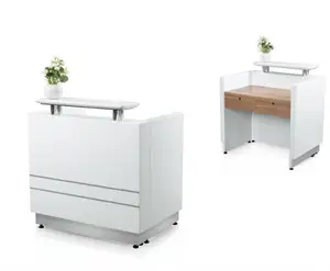 cost-effective medical office furniture counter tops reception desk with drawers