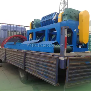 waste tire pyrolysis plant recycling used tires to oil shredding equipment