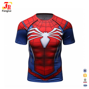 Kaus Otot untuk Pria, T-<span class=keywords><strong>shirt</strong></span> Leher Sendok Motif Hewan <span class=keywords><strong>3D</strong></span> - Product Image 2