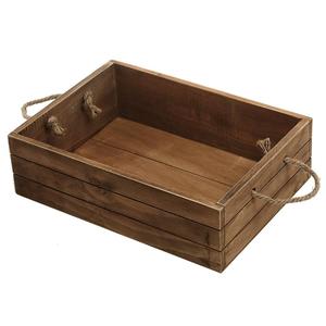 Customized wine beer fruit decor storage wooden crate box