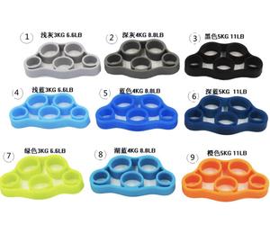 Set di 3 pezzi pacchetto diverso livello fascia di resistenza della mano in Silicone barella per dita esercitatore - Product Image 3