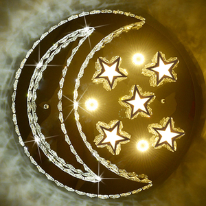 Thiết Kế Trần Lãng Mạn LED Đèn Trần Mặt Trăng Và Hình Ngôi Sao Pha Lê Đèn Trần Cho Phòng Ngủ Hoặc Quán Cà Phê - Product Image 2