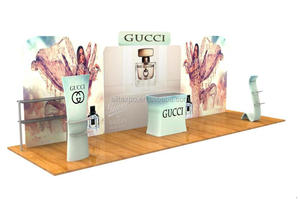 Nuovo arrivo leggero ri- utilizzabile stand espositivo di materiale - Product Image 1