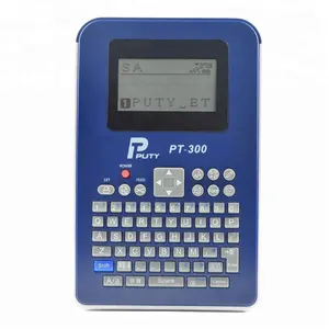 PUTY PT-300 mini akülü taşınabilir termal el etiket makinesi yazıcı