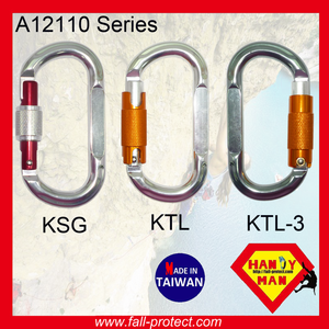 Made in Taiwan Twist Lock 25KN Aluminum Mountain Climbing Carabiner - Product Image 5