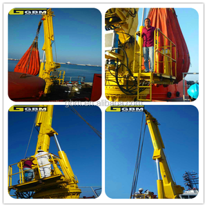 Grúas de pedestal hidráulico de tamaño pequeño, 1t, 30m, a la venta con certificado de ABS - Product Image 5