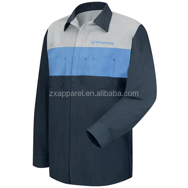 Automotive camicie da lavoro per gli uomini camicia honda tecnico automotive workwear