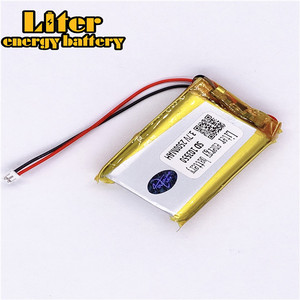 Plug 1.5-<span class=keywords><strong>2</strong></span> P 3.7 V 103550 2500 mah custom ultra slim rechargeable Li-ion batteries lipo battery with wires - Product Image 3