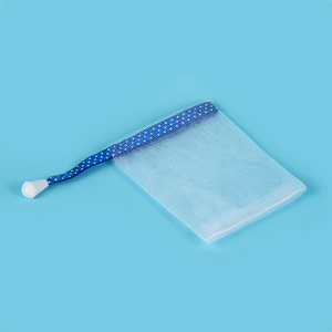 Bolsa protectora con cordón promocional, red espumosa, venta al por mayor, bolsas de jabón de malla, cinta que se puede imprimir o no - Product Image 3