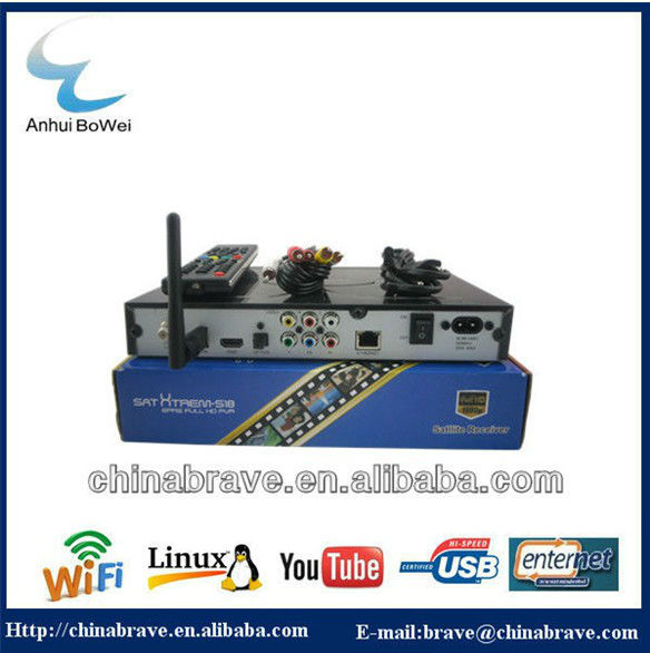 Satxtrem s18 réel hd linux récepteur satellite stb/iptv