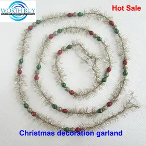 Christmas Tinsel Garland For Christmas Tree Small Decorations