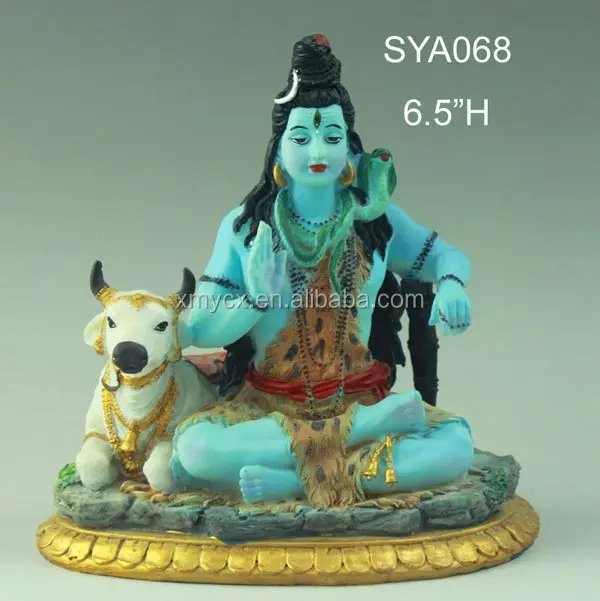 Grosir Resin Hindu Tuhan Shiva Patung Agama Hindu Item untuk Hadiah