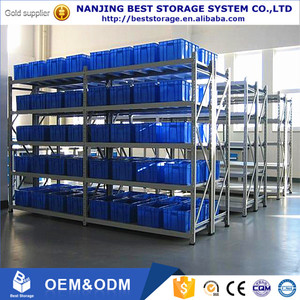 Venta de fábrica, precio barato, solución de almacenamiento de almacén, sistemas de estantería de larga duración, sistema de estantería de servicio medio - Product Image 4