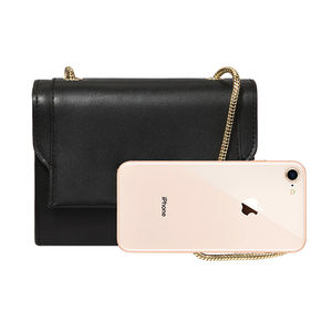 高端气质风格高品质斜挎包广州批发 PU 皮革长链女式斜挎包 - Product Image 3