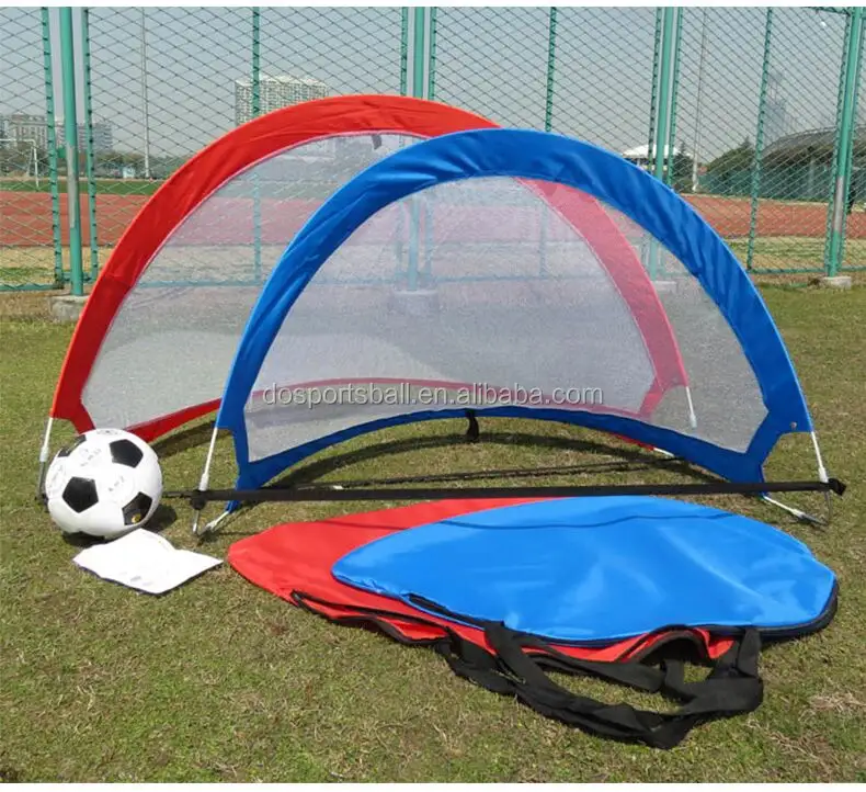 Pro Double Portable Folding Pop Up Goal For Soccer Training