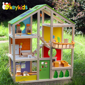 2016 venta al por mayor de madera Kids Play House, divertido jugar a la casita W06A158 - Product Image 6