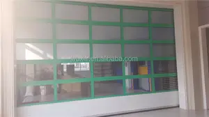 住宅用アルミ透明プレキシガラスガレージドア