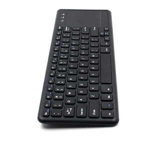 Ultra slim Qwerty árabe Español teclado inalámbrico bluetooth con Trackpad ratón para android caja de samsung smart tv - Product Image 3