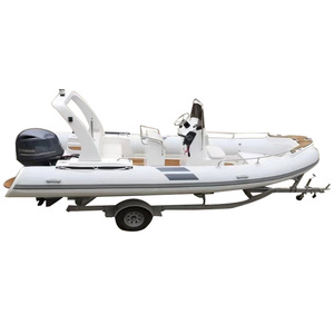 Yatch <span class=keywords><strong>gonflable</strong></span> en fibre de verre, certifié CE, coque avec moteur électrique - Product Image 1